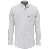 FYNCH HATTON - Soft Oxford - Overhemd - Blauw - Katoen