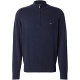 Fynch-Hatton Trui Half-Zip Effen