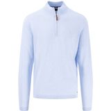 Fynch-Hatton - Pullover - Air Cotton - Lichtgewicht - Ademend - Troyer Ritskraag