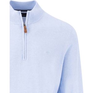 Fynch-Hatton - Pullover - Air Cotton - Lichtgewicht - Ademend - Troyer Ritskraag