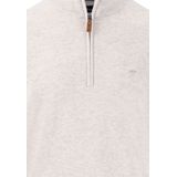 Fynch-Hatton - Air Cotton - Half Rits Trui - Blauw - Katoen