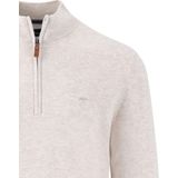 Fynch-Hatton - Air Cotton - Half Rits Trui - Blauw - Katoen