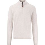 Fynch-Hatton - Air Cotton - Half Rits Trui - Blauw - Katoen