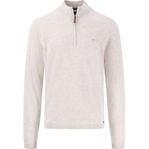 Fynch-Hatton - Air Cotton - Half Rits Trui - Blauw - Katoen