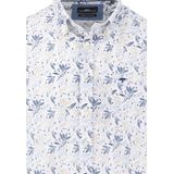 FYNCH-HATTON Overhemd - Kleur: Summer Breeze - Met Bloemmotief - Knoopsluiting