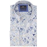 FYNCH-HATTON Overhemd - Kleur: Summer Breeze - Met Bloemmotief - Knoopsluiting