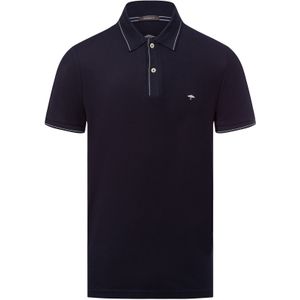 Fynch Hatton - Modern Fit Poloshirt - Korte Mouw - Katoen - Blauw
