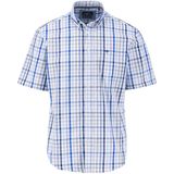 Fynch-Hatton - Korte Mouw - Overhemd - Groen - 100% Katoen