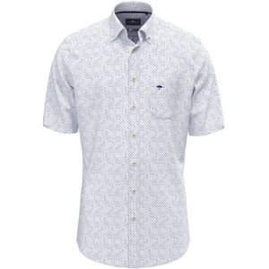 Fynch Hatton - Overhemd - Korte Mouw - Katoen - Kleur 802