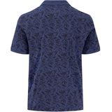 Fynch Hatton - Sunfaded AOP - Poloshirt - Blauw - Katoen