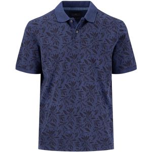 Fynch Hatton - Sunfaded AOP - Poloshirt - Blauw - Katoen