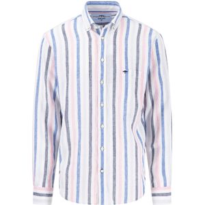 Fynch Hatton - Colorful Linen Stripes Overhemd - Kleurig - Linnen