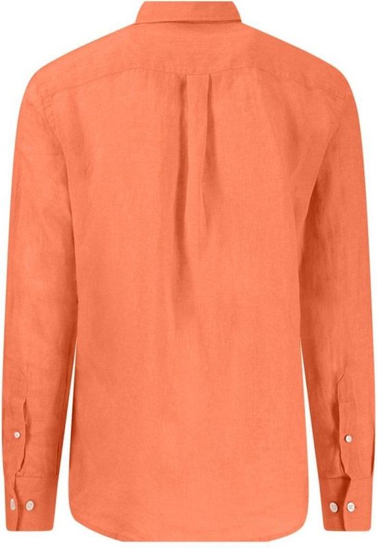 Fynch Hatton - Premium Linnen - Overhemd - Lichtblauw - Lange Mouwen