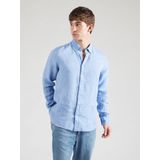 Fynch-Hatton Linnen Overhemd - Regular Fit met Button-Downkraag