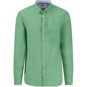 Fynch Hatton - Overhemd - Lichtblauw - 100% Premium Linnen