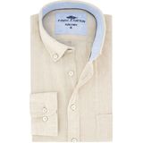 Fynch Hatton - Overhemd - Beige - Linnen - Normale Fit