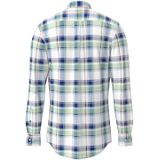 Fynch-Hatton - Colorful Combi Checks Overhemd - Ruiten - Korte Mouwen - 1513 8320