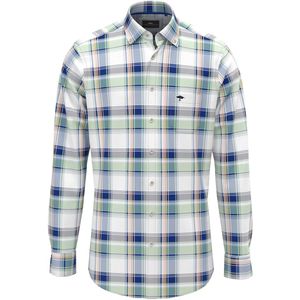 Fynch-Hatton - Colorful Combi Checks Overhemd - Ruiten - Korte Mouwen - 1513 8320
