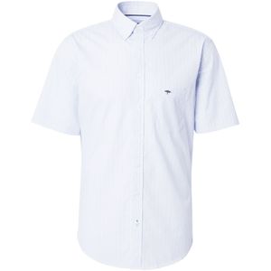 Fynch-Hatton - Minimal Poplin Print Overhemd - Lichtblauw - Fijne Poplin Stof