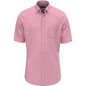 FYNCH-HATTON - Overhemd - Peony - Korte Mouwen - Met Borstzak en Logo-print