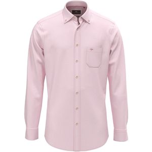 Fynch-Hatton - Seasonal Summer Oxford Overhemd - Blauw - Katoen - Lange Mouwen