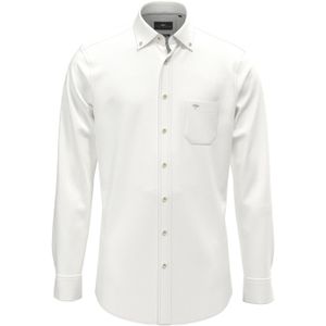 Fynch-Hatton - Seasonal Summer Oxford Overhemd - Blauw - Katoen - Lange Mouwen