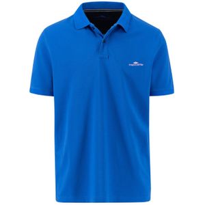 Fynch Hatton - Polo - Effen - Blauw - Katoen