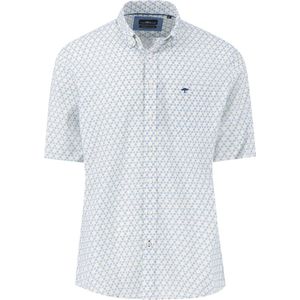 Fynch Hatton - Seizoens Combi Print - Overhemd - Korte Mouwen