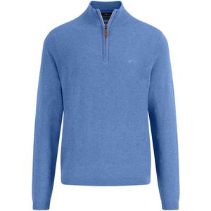 FYNCH HATTON - 1514316 - Half Zip Trui - Grijs - Katoen