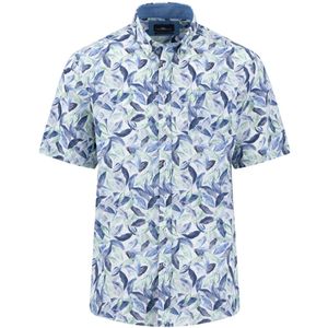 Fynch Hatton - 1505-5401 - Overhemd - Korte Mouw - Met Borstzakje - 100% Katoen