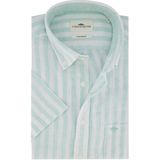 Fynch Hatton - Casual Overhemd - Groen - Linnen/Katoen