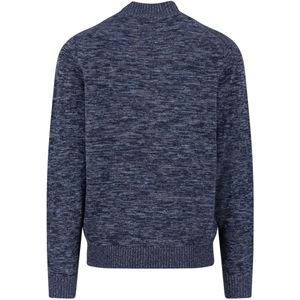Fynch Hatton - Buttoned Troyer - Donkerblauw - Gebreide Trui