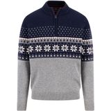 Fynch Hatton - 1510308 - Half Rits Trui