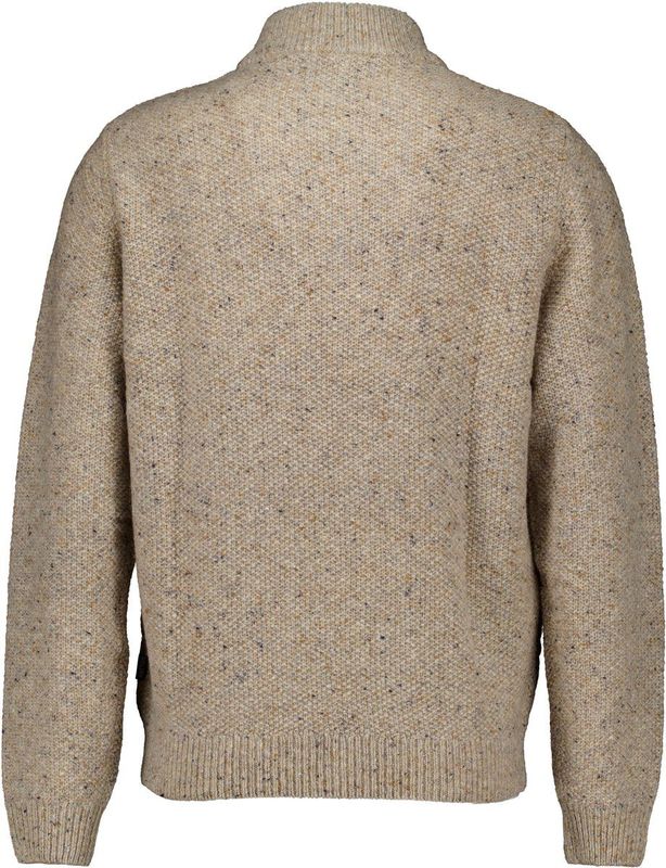 Gebreide pullover met ribboorden