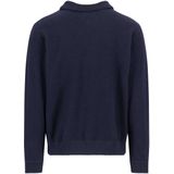 Fynch-Hatton - Vest - Donkerblauw - Effen