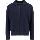 Fynch-Hatton - Vest - Donkerblauw - Effen