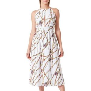 COBIE Elegante midi-jurk, damesjurk, Wit, M