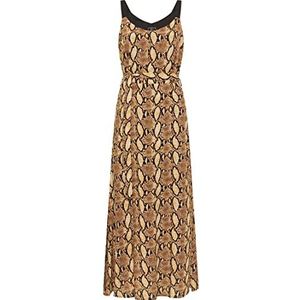 dedica dames maxi-jurk jurk, Beige slang., M