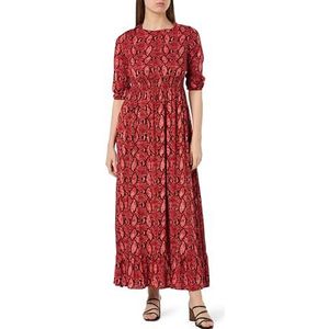 IKITA Robe longue pour femme 19222911-IK01, beige serpent, taille XS, Robe maxi, XS