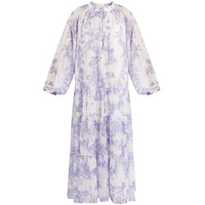 isha Lange damesjurk 19323135-IS01 lila maat S, maxi-jurk, S, Maxi-jurk