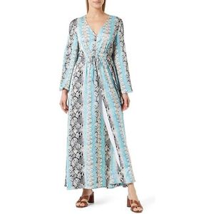 LOMASI Strandkaftan voor dames, 19323119-LO01, blauw meerkleurig, S, strandkaftan, S, Strandkaftan