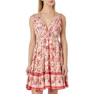 MAHISHA Dames zomerjurk 19323230-MA01, roze, S, zomerjurk, S