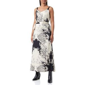 paino Dames maxi-jurk 19222835-PA01, cognac meerkleurig, M, maxi-jurk, M