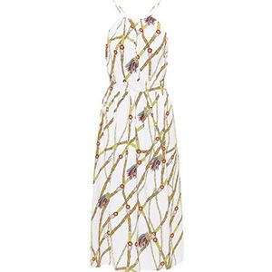 paino Elegante midi-jurk voor dames 19223109-PA01, wit, L, Elegante midi-jurk, L