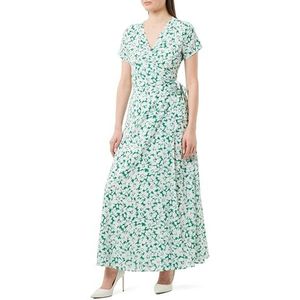 SIDONA Dames wikkeljurk 19222814-SI01, BLAUW Wit, S, wikkeljurk, S