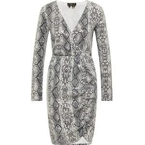 SIDONA Avondjurk voor dames met pailletten 19223474-SI01, grijs, S, avondjurk met pailletten, S