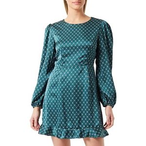 faina Dames Elegante Jurk 19223974-FA01, ZWART, M, Elegante jurk, M