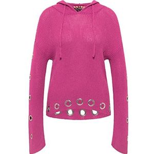 EUCALY Damestrui met capuchon, Bessenrood, M/L