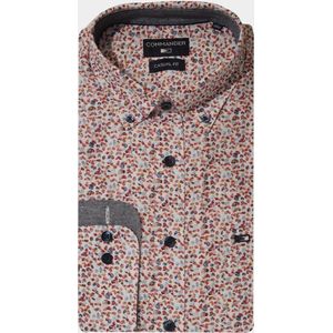 Commander - Casual Hemd - Wit - Lange Mouw - 1/1 Arm - 214008194/101