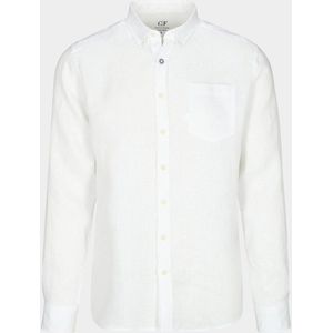 Commander - 213013076/106 - Casual Overhemd - Wit - Lange Mouw